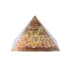 Orgoniet pyramide zonnesteen met zon symbool